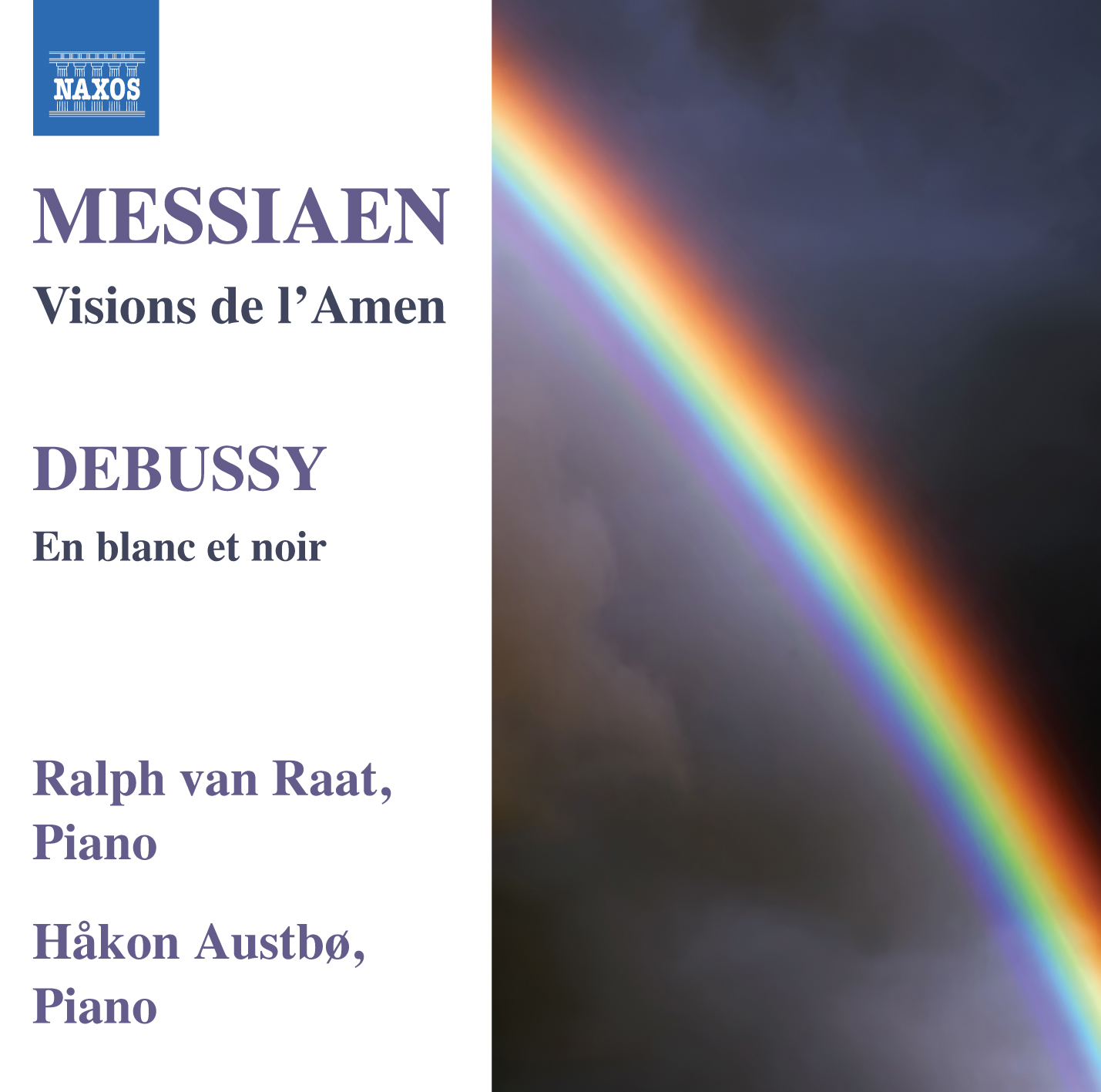 Olivier Messiaen Visions de l Amen Claude Debussy En blanc et noir